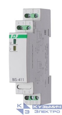 Реле импульсное BIS-411 (230В 16А 1Р монтаж на DIN-рейке 35мм) F&F EA01.005.001