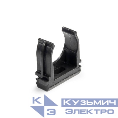 Держатель для труб (клипса) d25 черн. Fortisflex 91052