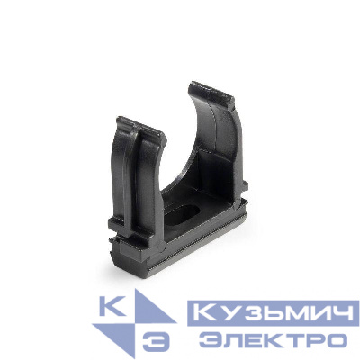 Держатель для труб (клипса) d25 черн. Fortisflex 91052