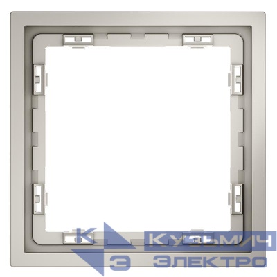 Рамка 1-м S70 пластик. кашемир Voltum VLS100103