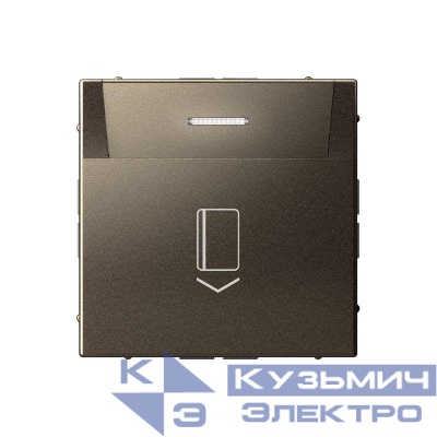 Выключатель карточный ArtGallery 10А без задержки времени быстрозажим. клем. мокко SE GAL000614S