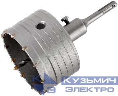 Коронка кольцевая по бетону 100мм хвостовик 110мм в сборе FIT 33449