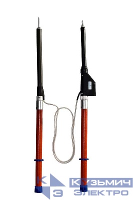 Указатель высокого напряжения УВНУ.ТФ-10 Д универс. (светозвук. индикация встроен. источник питания самопроверка с трубкой фазировки) Антиток Д157686