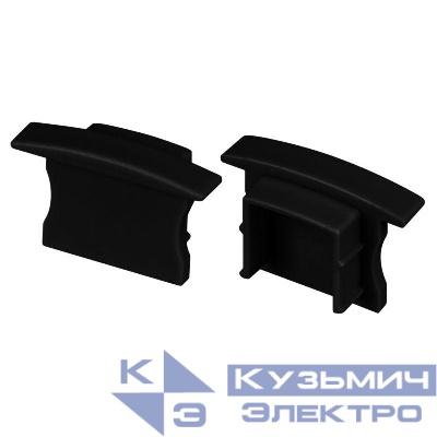 Заглушка LINE-2315-F глухая BLACK пластик (комплект) Arlight 044279