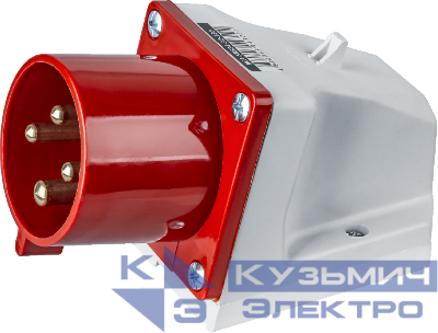 Вилка стационарная 32А 3P+PE IP44 14 322 NCA-SR524-32-380 Navigator 14322