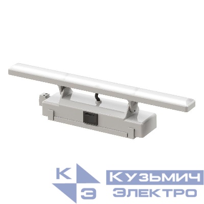 Светильник светодиодный 6Вт 220В с выключателем поворотный цвет сер. DKC R5LKL13