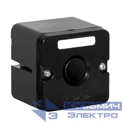 Пост кнопочный ПКЕ-222/1 кнопка "Пуск" черн. Электродеталь ПКЕ-222/1.1Ч