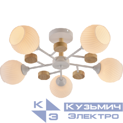 Люстра Chiara 9180-305 60Вт 5хE27 60Вт модерн Rivoli Б0068452