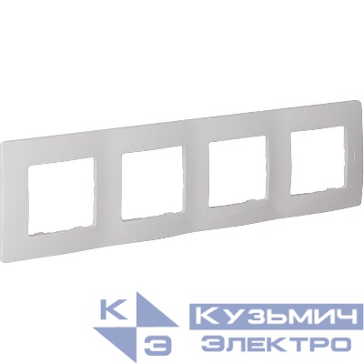 Рамка 4-м СП Etika IP20 бел. IEK 672504