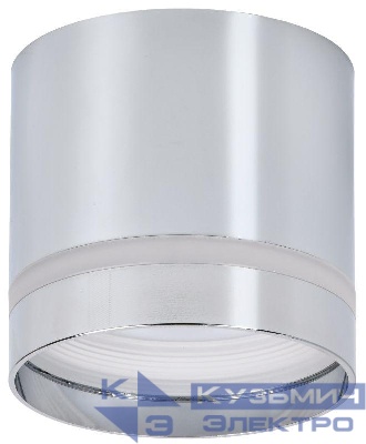 Светильник 4016 накладной потолочный под лампу GX53 хром IEK LT-UPB0-4016-GX53-1-K23
