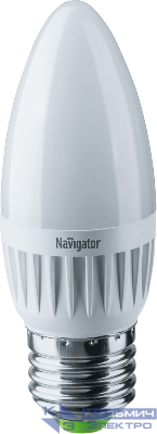 Лампа светодиодная 94 494 NLL-C37-7-230-4K-E27-FR 7Вт свеча 4000К нейтр. бел. E27 560лм 176-264В Navigator 94494