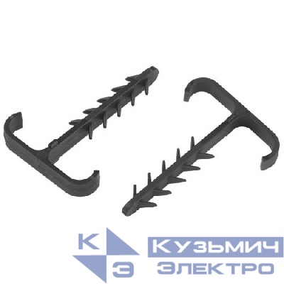 Дюбель хомут Т-образ. 6-12 черн. NO-225-226 (уп.10шт) Эра Б0066339