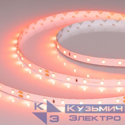 Лента светодиодная RT-A60-8mm 24В Carrot 4.8Вт/м IP20 (уп.5м) Arlight 055375