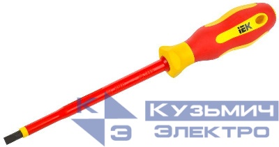 Отвертка диэлектрическая SL6.5х150 Т2 ARMA2L 5 IEK A2L5-SC30-T2-SL-65-150