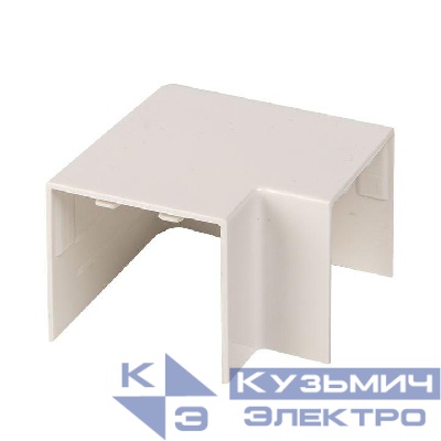 Поворот на 90град. 40х40 бел. Plast PROxima (уп.4шт) EKF abw-40-40x4