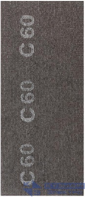 Сетка шлифовальная нейлоновая основа 120х280мм (уп.10шт) Р 60 FIT 38292