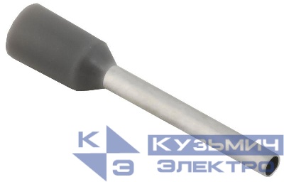 Наконечник НШВИ 0.75-12 сер. (уп.20шт) IEK UGN11-C75-012-020