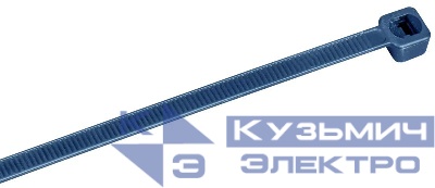 Хомут 4.8х200мм P6.6 детектируемый син. (уп.100шт) IEK UHH10-D048-200-100-K07