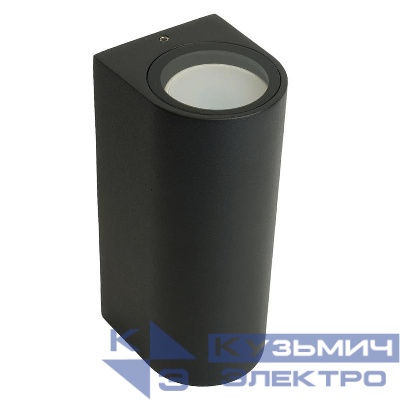 Светильник DH015 2хGU10 230В садово-парковый на стену черн. FERON 11883