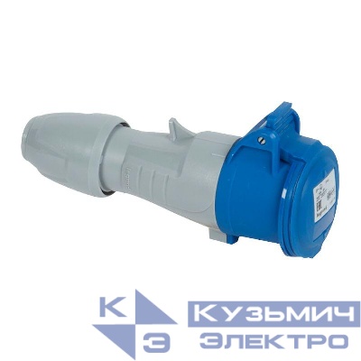 Розетка мобильная 16А 230В 2К+3 IP44 Leg 090105