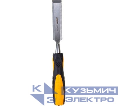 Стамеска-долото усиленная рукоятка 24мм 2 комп. CrV Вихрь 73/2/7/5