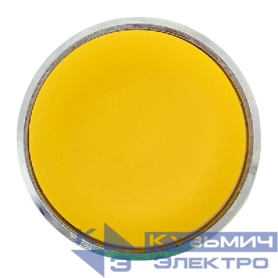 Механизм кнопки исполнительный XB4 IP65 выпирающая возвратный без фиксации без подсветки желт. EKF XB4BL-Y-65
