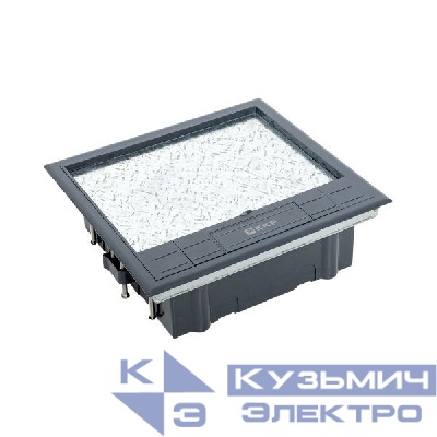 Лючок напольный C-Line 12 с горизонтально расположенной приборной рамкой EKF cl-ln-k-12