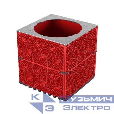 Колодец пластиковый для кабельной канализации 750х750х750 под разгрузочную плиту (без люка) DKC 270750UP