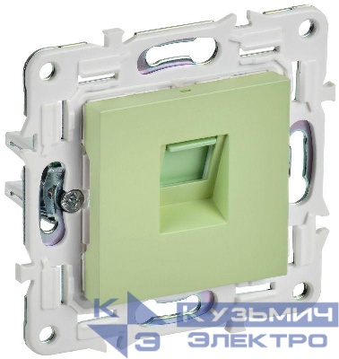 Розетка компьютерная RJ45 кат.5E SKANDY SK-K01G мятный IEK SK-K10-1-K06