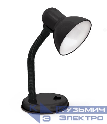 Светильник настольный СНО 22Ч 60Вт E27 230В под лампу на основании с подвесом черн. IN HOME 4690612046877