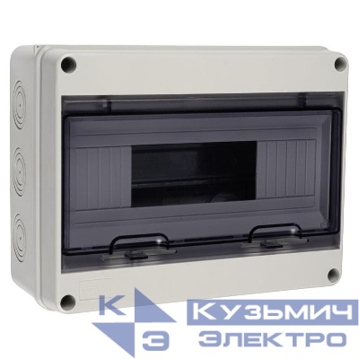 Бокс модульный накладной PDB/W 4012 GR (ЩРН-ПГ-12) IP65 пластик. Pro JazzWay 5072084