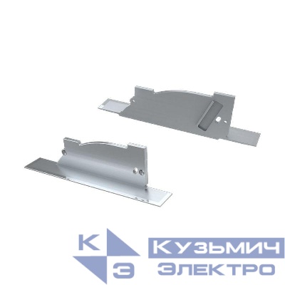 Заглушка для ALM-ARC-SINGLE правая с отверстием металл сер. Arlight 026794