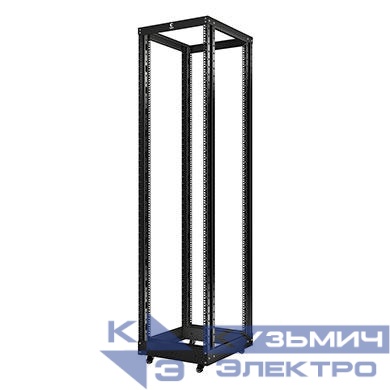 Стойка серверная открытая 19дюйм 42U RA-42U-1000-BK черн. Cabeus 10160c
