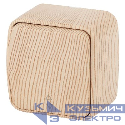 Переключатель 1-кл. ОП Polo 3-103-11 10А 250В IP20 сосна Intro Б0053536