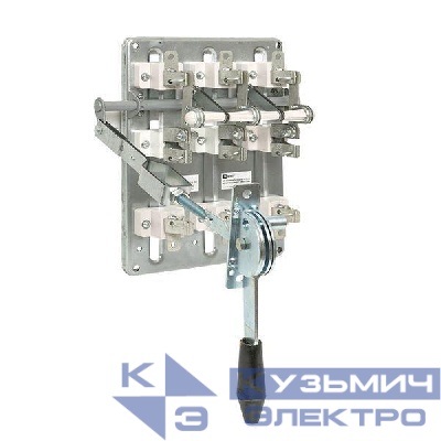 Разъединитель-предохранитель РПС-1 100А левый привод без ППН Basic EKF rps-r-100l