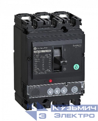 Выключатель автоматический SYSTEMEPACT CCB100 36кА 3P3D S2.2 100А рычаг SE SPC100F10022L3DF