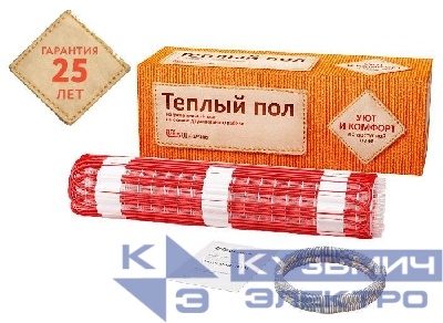 Комплект "Теплый пол" (мат) WSM 1890Вт/12.5кв.м Warmstad 100035666000