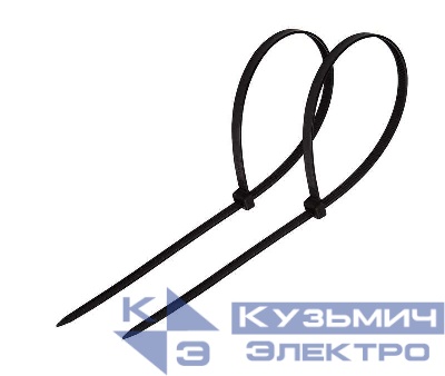 Хомут кабельный 4.8х300 нейл. черн. (уп.100шт) Rexant 07-1303