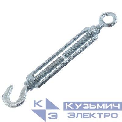 Талреп крюк-кольцо 6мм DIN 1480 перфорир. подвес оцинк. СТРОЙМЕТИЗ UTORM4110022