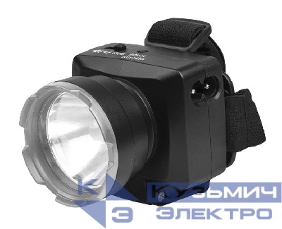 Фонарь налобный AccuFH7-L3W-bk 2 режима работы: 100проц./50проц. IP20 регулир. угол наклона индикатор зарядки черн. ФАZА 2857644