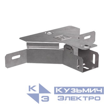 Ответвитель для лотка горизонтальный 50х50 с крышкой Стандарт Промрукав PR16.1172