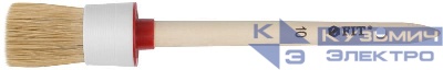 Кисть круглая натур. светл. щетина №10 (40мм) FIT 01306