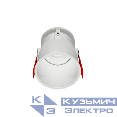 Рамка для модульного светильника FLEX 50 05 95х70 круглая встраив. утопленная поворотная RAL 9010 VARTON V1-R0-00435-10009-2000000