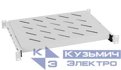 Полка выдвижная 19дюйм JE05-600 для шкафов и стоек Г=600мм Cabeus 7147c