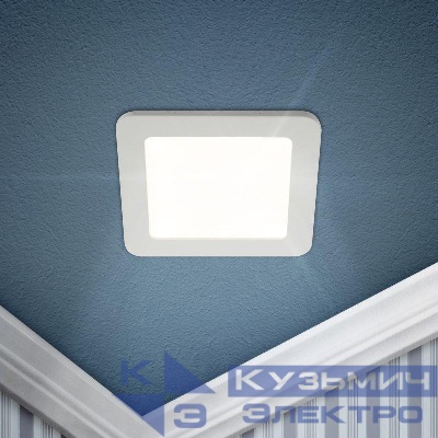 Светильник светодиодный LED 2-16-4K 16Вт 4000К встраив. квадратный ЭРА Б0058404
