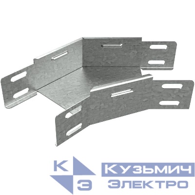 Угол для лотка горизонтальный 45град. 500х50 сталь 1мм GL45-50-500 КМ LO0205