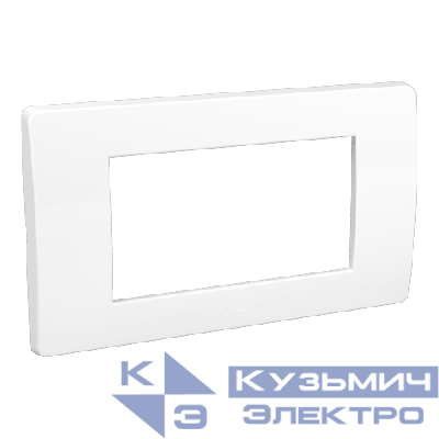 Рамка 2-м 4мод. Brava (для TOR и TBN) бел. RAL9010 DKC 75011W