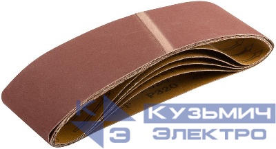 Лента шлифовальная бесконечные водостойкие на тканевой основе (уп.5шт) 75х533мм Р 320 FIT 39700