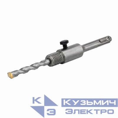 Diamond Industrial Хвостовик для коронки с центровочным сверлом SDS+, 115 мм, M16 Diamond Industrial