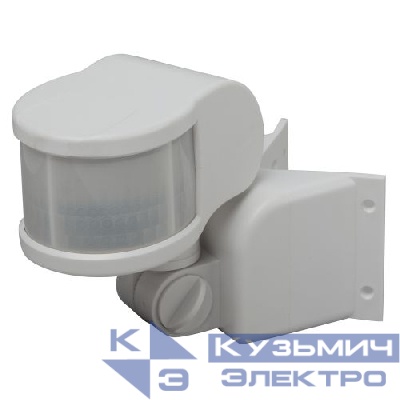Датчик движения MD 014 бел. макс. нагрузка 1100Вт угол обзора 270град. дальность 12м IP44 бел. Эра Б0043791